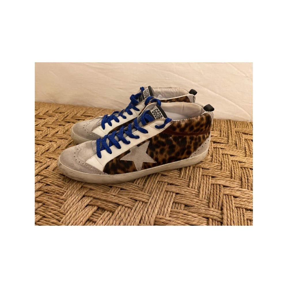 Golden Goose Calf Hair Midstar Sneakers - 41